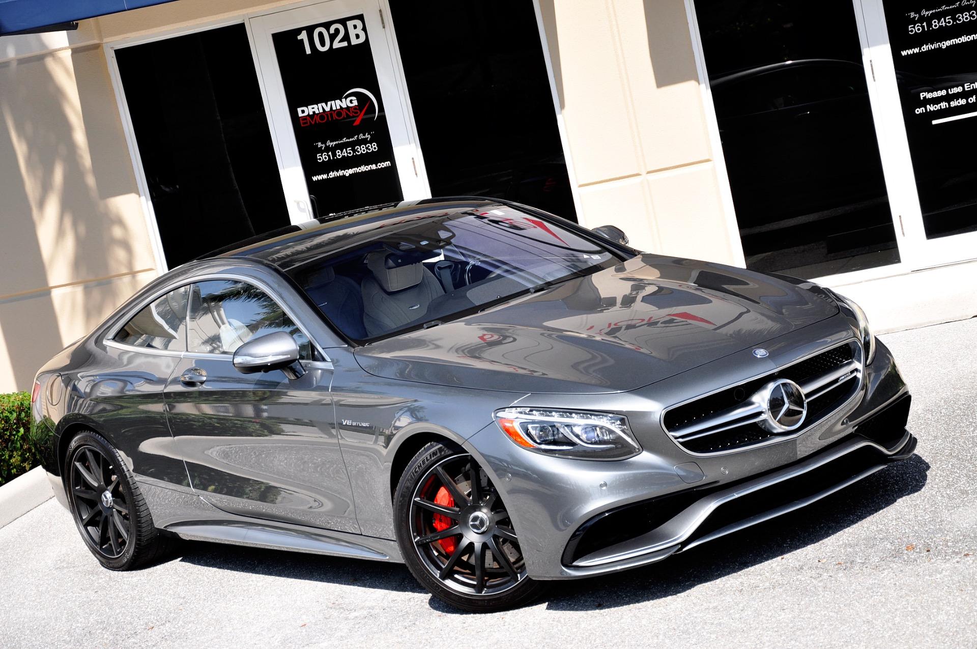 16 Mercedes Benz S63 Amg 4matic Coupe Amg S 63 Stock 6046 For Sale Near Lake Park Fl Fl Mercedes Benz Dealer